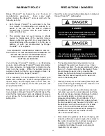 Preview for 2 page of Ranger Products RS-500 Installation And Operation Manual