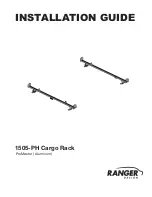 Preview for 1 page of Ranger 1505-PH Installation Manual