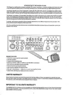 Предварительный просмотр 2 страницы Ranger AR-3500 Operating Manual