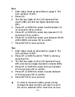 Предварительный просмотр 11 страницы Ranger BN055 Instructions For Use Manual