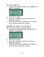 Preview for 21 page of Ranger BN058 Instructions For Use Manual