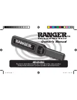 Ranger Body Scanner/ Metal Detector Owner'S Manual preview