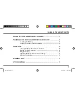 Preview for 3 page of Ranger Body Scanner/ Metal Detector Owner'S Manual