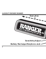 Preview for 4 page of Ranger Body Scanner/Metal Detector Owner'S Manual