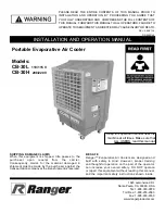 Ranger CB-30L Installation And Operation Manual предпросмотр