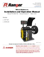 Ranger DST-64T Installation And Operation Manual preview