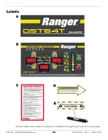 Предварительный просмотр 54 страницы Ranger DST-64T Installation And Operation Manual