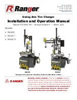 Ranger R980AT-L Installation And Operation Manual preview