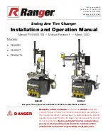 Ranger R980AT Installation And Operation Manual preview