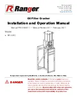 Ranger RP-20FC Installation And Operation Manual preview