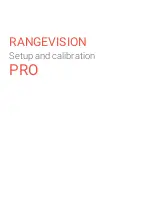 Предварительный просмотр 1 страницы Rangevision PRO Setup And Calibration Instructions