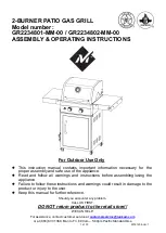 Preview for 1 page of Rankam GR2234801-MM-00 Assembly & Operating Instructions