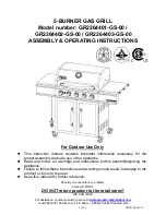 Preview for 1 page of Rankam GR2264401-GS-00 Assembly & Operating Instructions