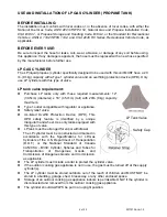 Preview for 4 page of Rankam GR2264401-GS-00 Assembly & Operating Instructions