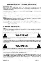 Preview for 13 page of Rankam Smoke Canyon SC2048701-SC Owner'S Manual