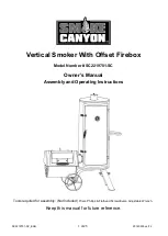 Rankam Smoke Canyon SC2219701-SC Owners Manual Assembly And Operating Instructions preview