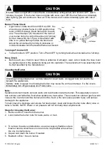 Preview for 8 page of Rankam TF1038-014515 Assembly, Use And Care Manual