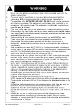 Preview for 4 page of Rankam TF2014501-BA Assembly, Use And Care Manual