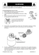 Preview for 9 page of Rankam TF2049101-KK-01 Assembly, Use And Care Manual