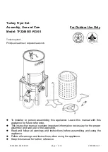 Предварительный просмотр 1 страницы Rankam TF2246501-RG-00 Assembly, Use And Care