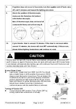 Preview for 12 page of Rankam TF4039-013182-ST Assembly, Use And Care Manual