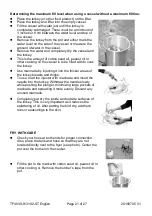 Preview for 21 page of Rankam TF4039-013182-ST Assembly, Use And Care Manual