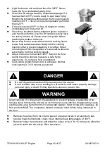 Preview for 22 page of Rankam TF4039-013182-ST Assembly, Use And Care Manual