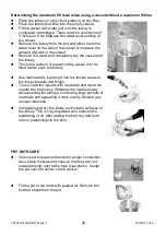 Preview for 22 page of Rankam TF4039-013426-RO Assembly, Use And Care Manual