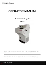 Preview for 1 page of Rankin Basics CRY85 Operator'S Manual