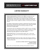 Preview for 2 page of Rankin UBGS Operator'S & Parts Manual