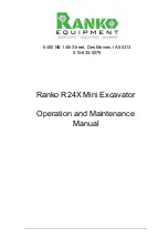 RANKO R24X Operation And Maintenance Manual preview