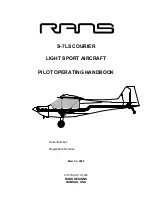 Rans S-7LS Courier Pilot Operating Handbook preview