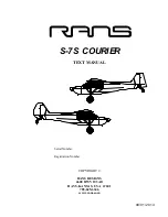 Rans S-7S COURIER Text Manual preview