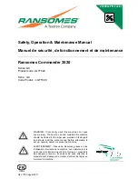 Preview for 1 page of Ransomes Commander 3520 Safety, Operation & Maintenance Manual