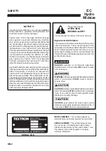 Preview for 4 page of Ransomes EC Hydro Midsize Setup, Parts And Maintenance Manual