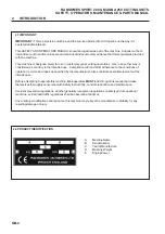 Preview for 4 page of Ransomes Magna 250 Safety And Operation/Maintenance And Parts Manual