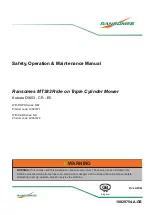 Preview for 1 page of Ransomes MT383 Safety, Operation & Maintenance Manual/Parts List