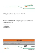 Ransomes MT503 Safety, Operation & Maintenance Manual/Parts List preview