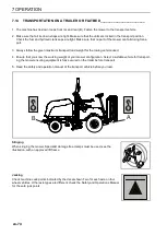 Preview for 74 page of Ransomes MT503 Safety, Operation & Maintenance Manual/Parts List