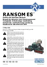 Ransomes T-Plex 180 Safety And Operation Manual preview