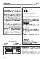 Preview for 38 page of Ransomes ZT220D W/61 Safety & Operation Manual