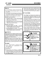 Preview for 53 page of Ransomes ZT220D W/61 Safety & Operation Manual