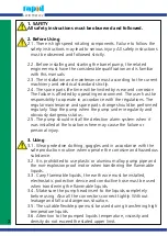 Preview for 2 page of Rapid Group WX 90 Operating Instructions Manual