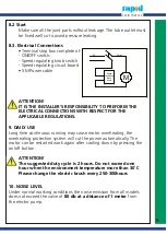 Preview for 5 page of Rapid Group WX 90 Operating Instructions Manual