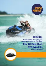 Rapid Marine Sea-Doo RTX 230 Instructions Manual preview