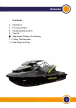 Предварительный просмотр 2 страницы Rapid Marine Sea-Doo RTX 230 Instructions Manual