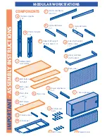 Предварительный просмотр 2 страницы Rapid Racking Modular workstation Assembly Manual