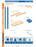 Предварительный просмотр 3 страницы Rapid Racking Rapid2 Budget bin bay 36 Assembly Manual