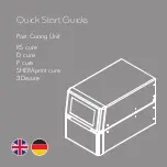 Rapid Shape RS cure Quick Start Manual preview