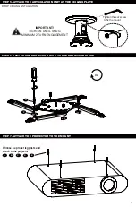 Preview for 6 page of Rapid video mounts RVM-PROJM1 Instruction Manual